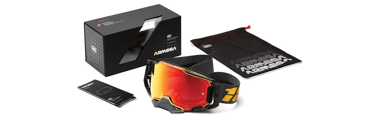 100% ARMEGA MX Goggles (Harmony Clear Lens)