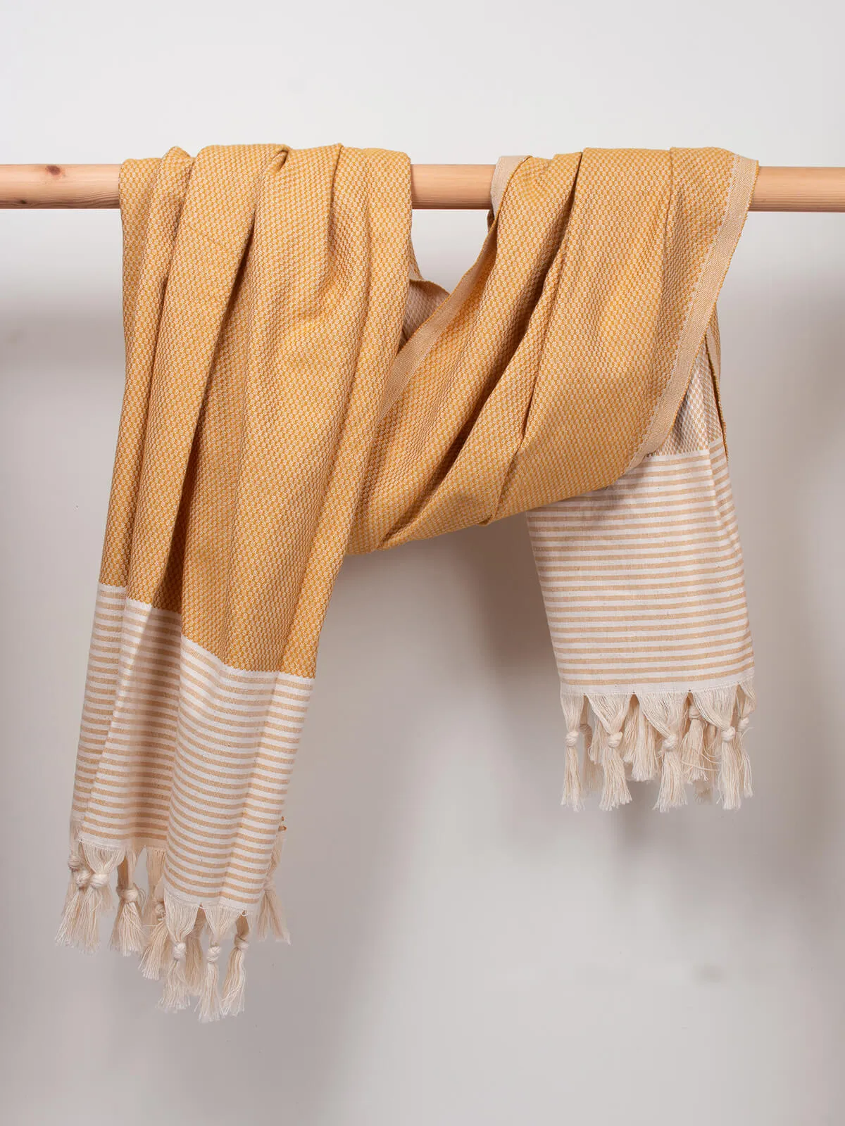 Amalfi Hammam Towel, Mustard