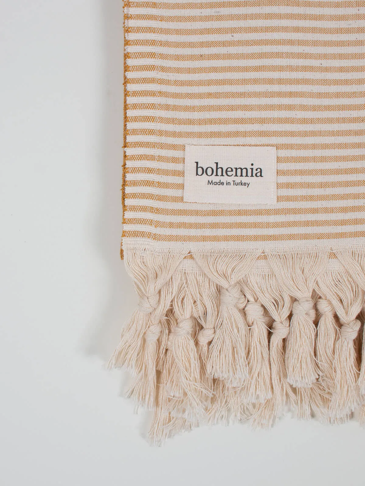 Amalfi Hammam Towel, Mustard