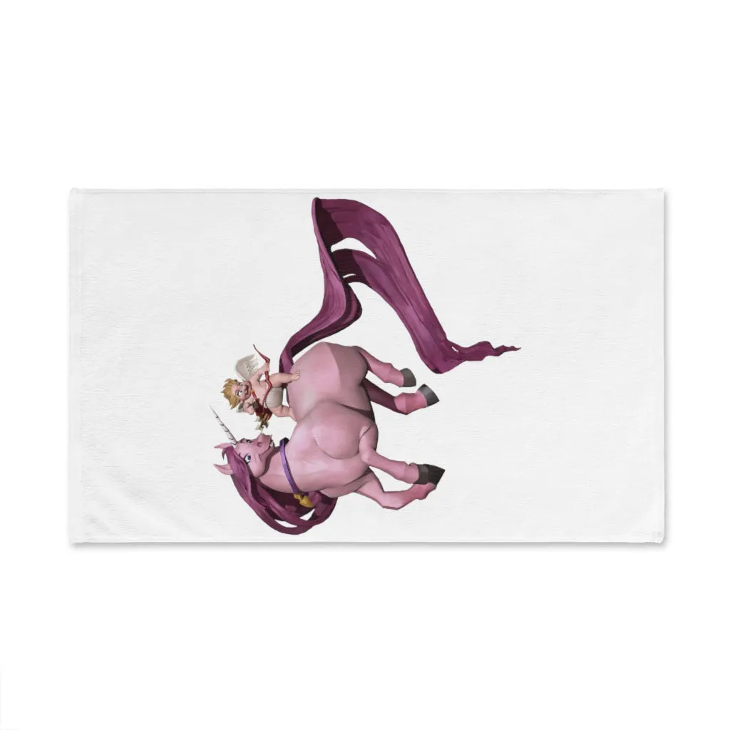 Baby Cupid and Horse Hand Towel