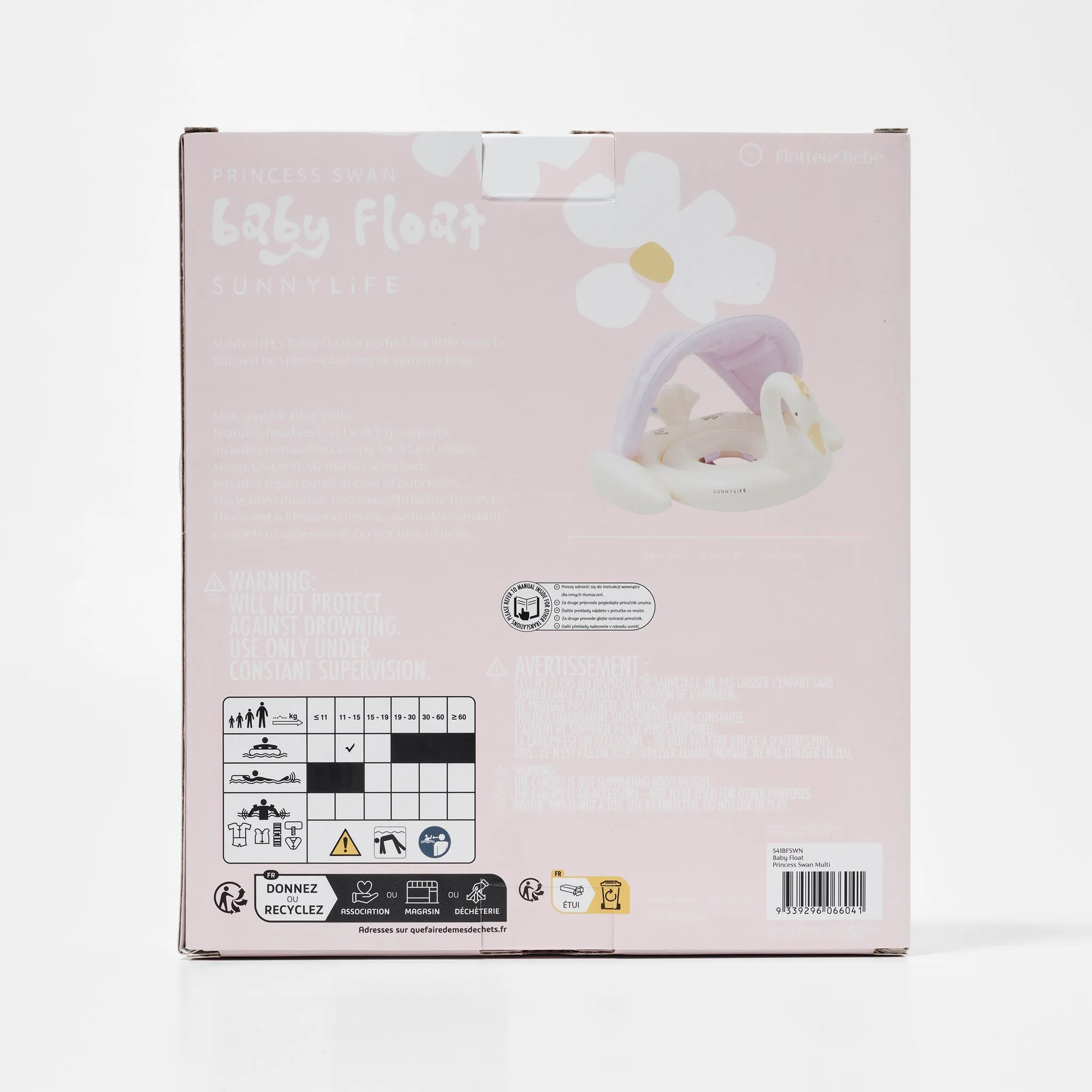 Baby Float | Princess Swan Multi