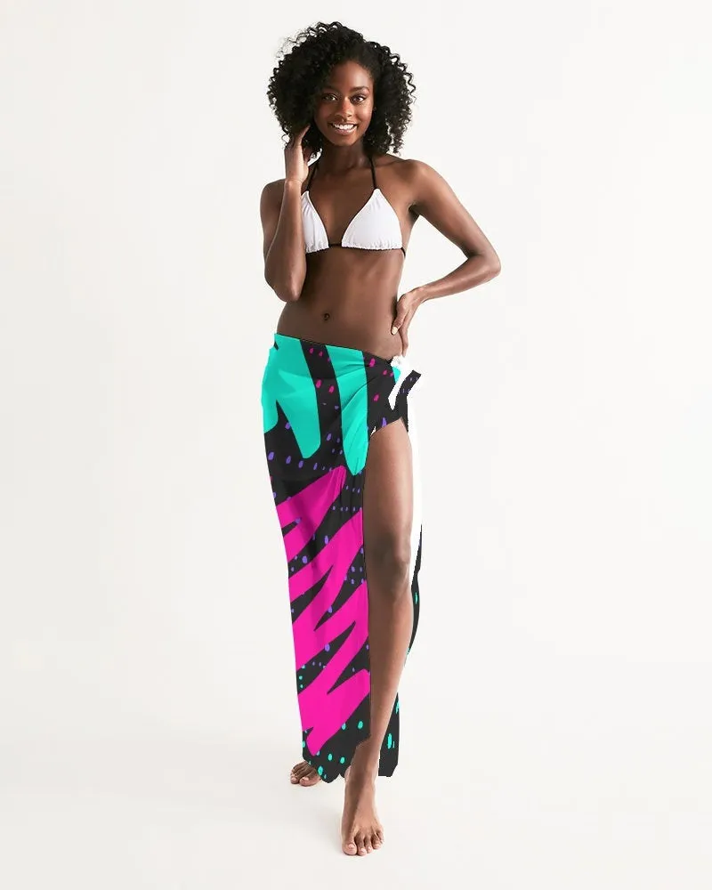 Black Colorsplash Swimsuit Cover-up