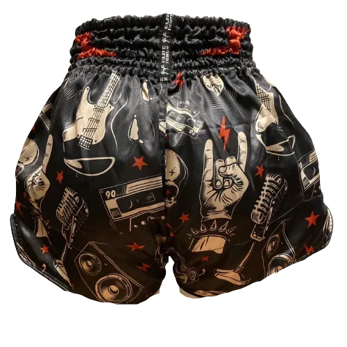 Blegend Boxing Shorts Black Skull