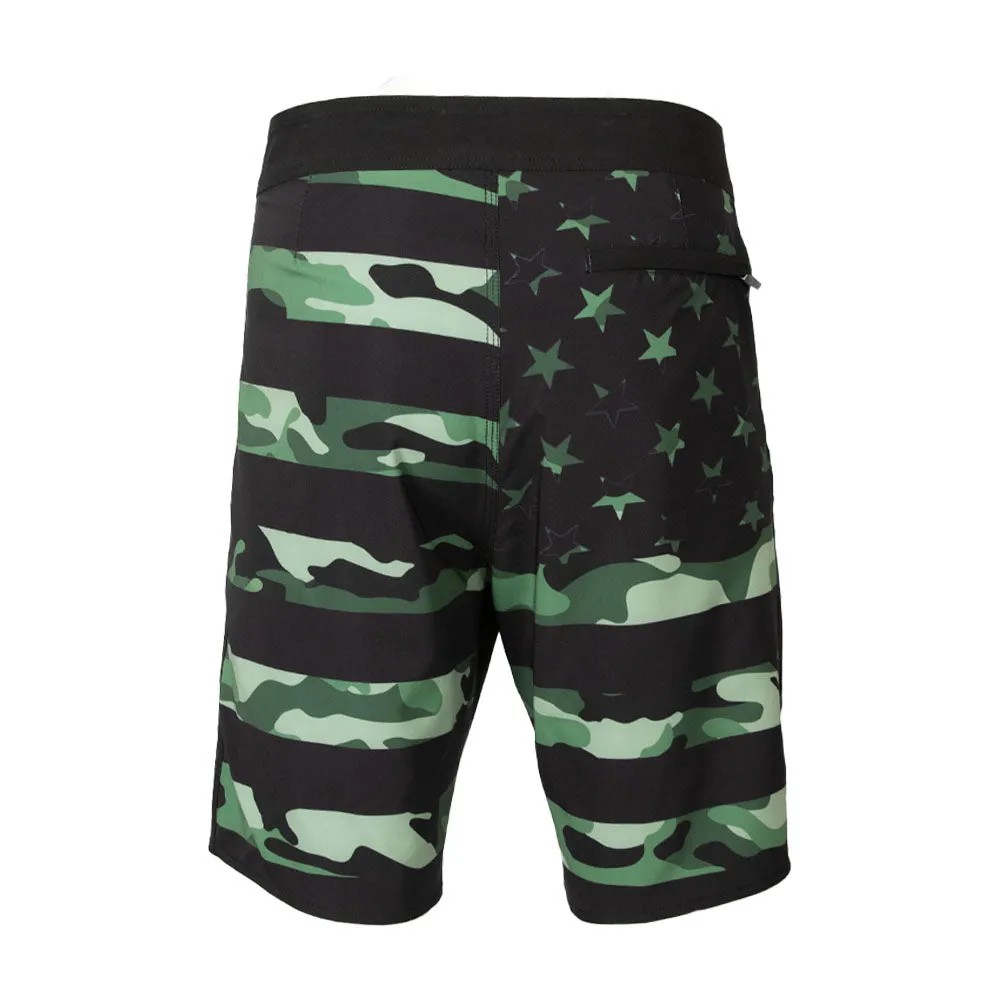 Board Shorts | Patriot Mili Camo