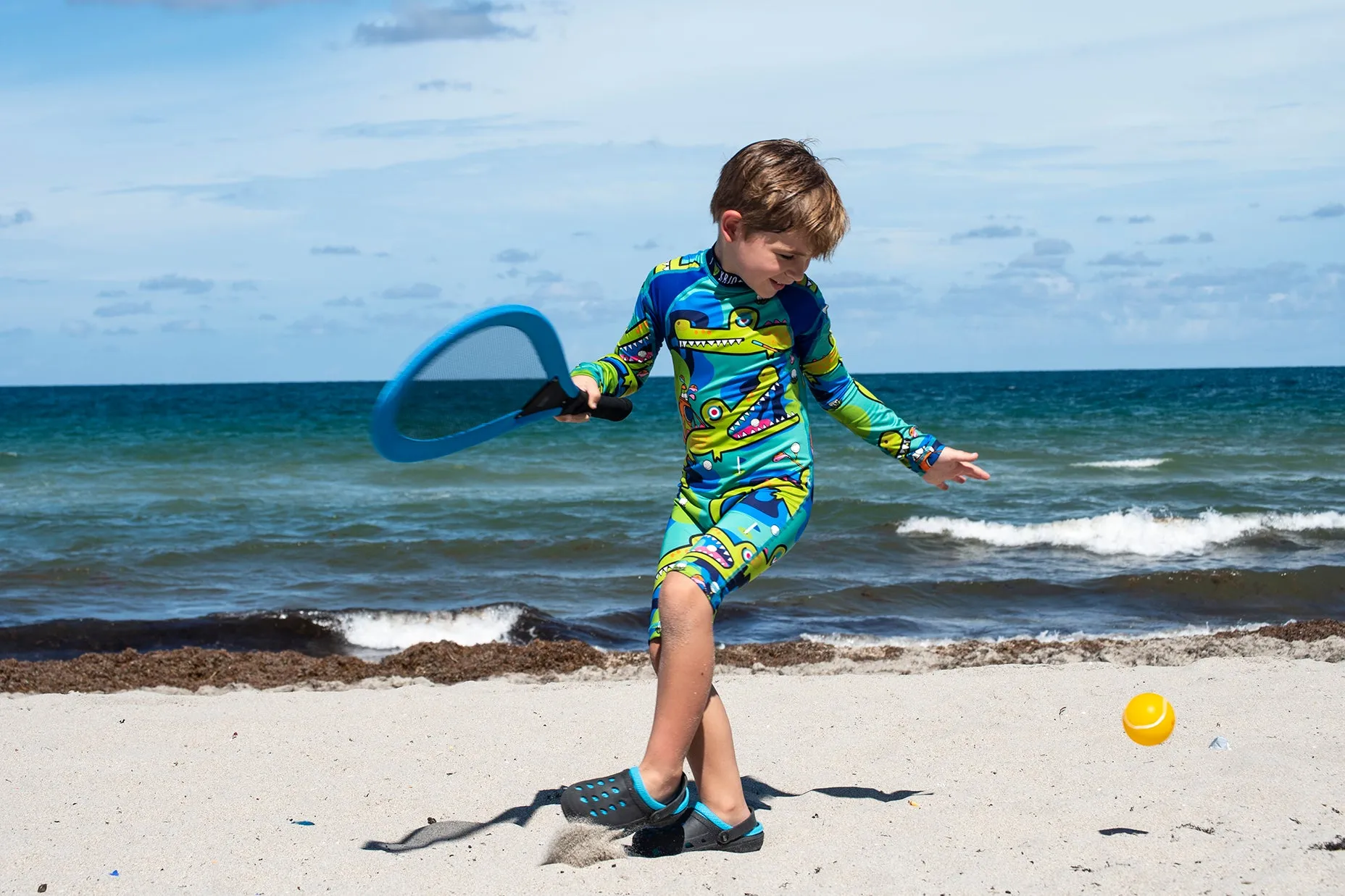 Everglades Boys Long Sleeve Sunsuit