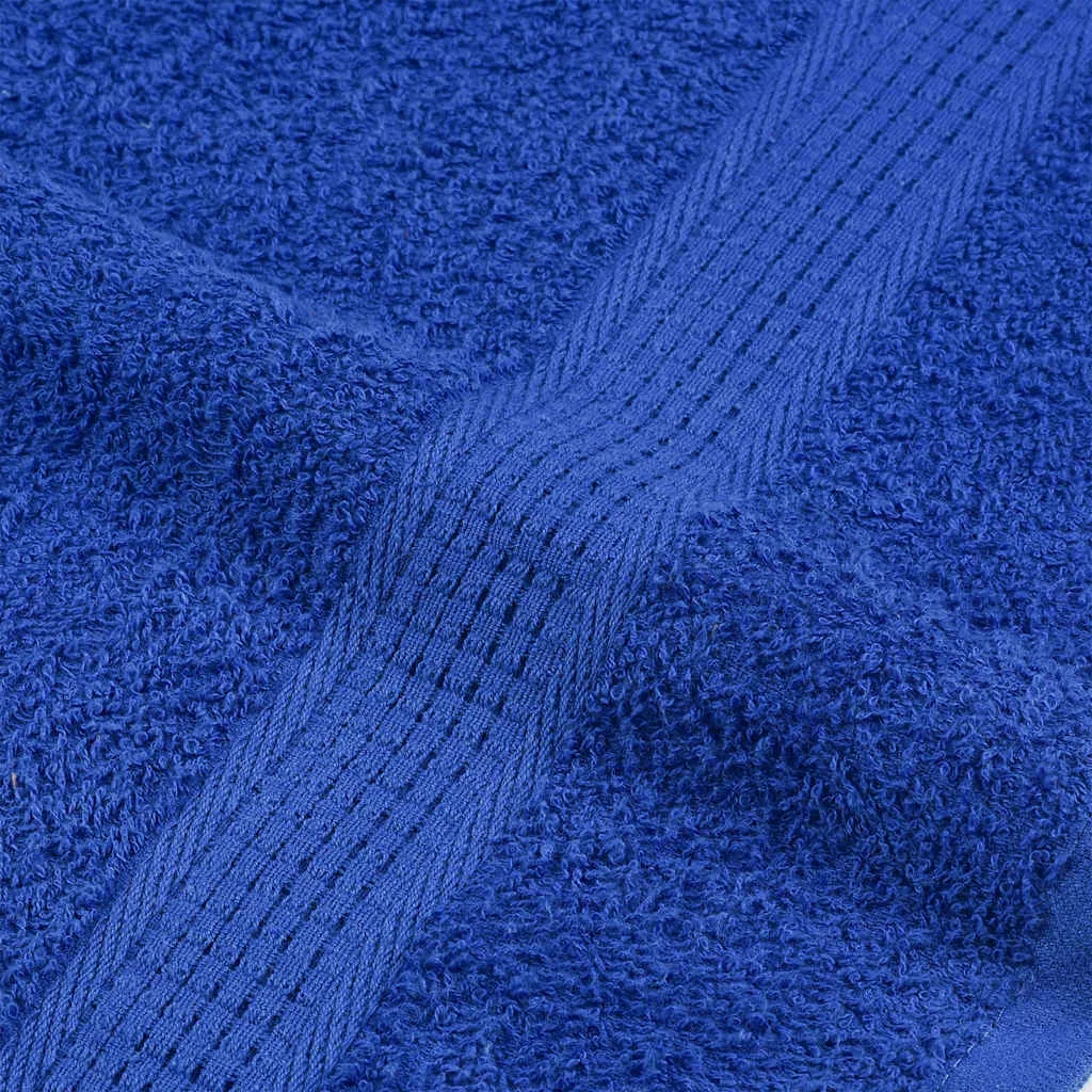 Hand Towels 10 pcs Blue 50x100 cm 360 gsm 100% Cotton