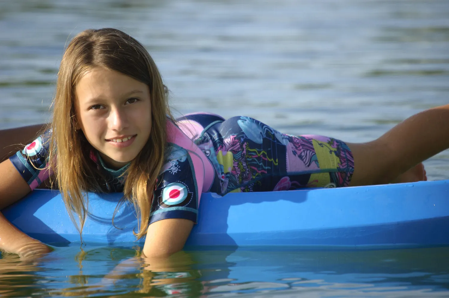 Jelly Fish  Girls Short Sleeve Sunsuit