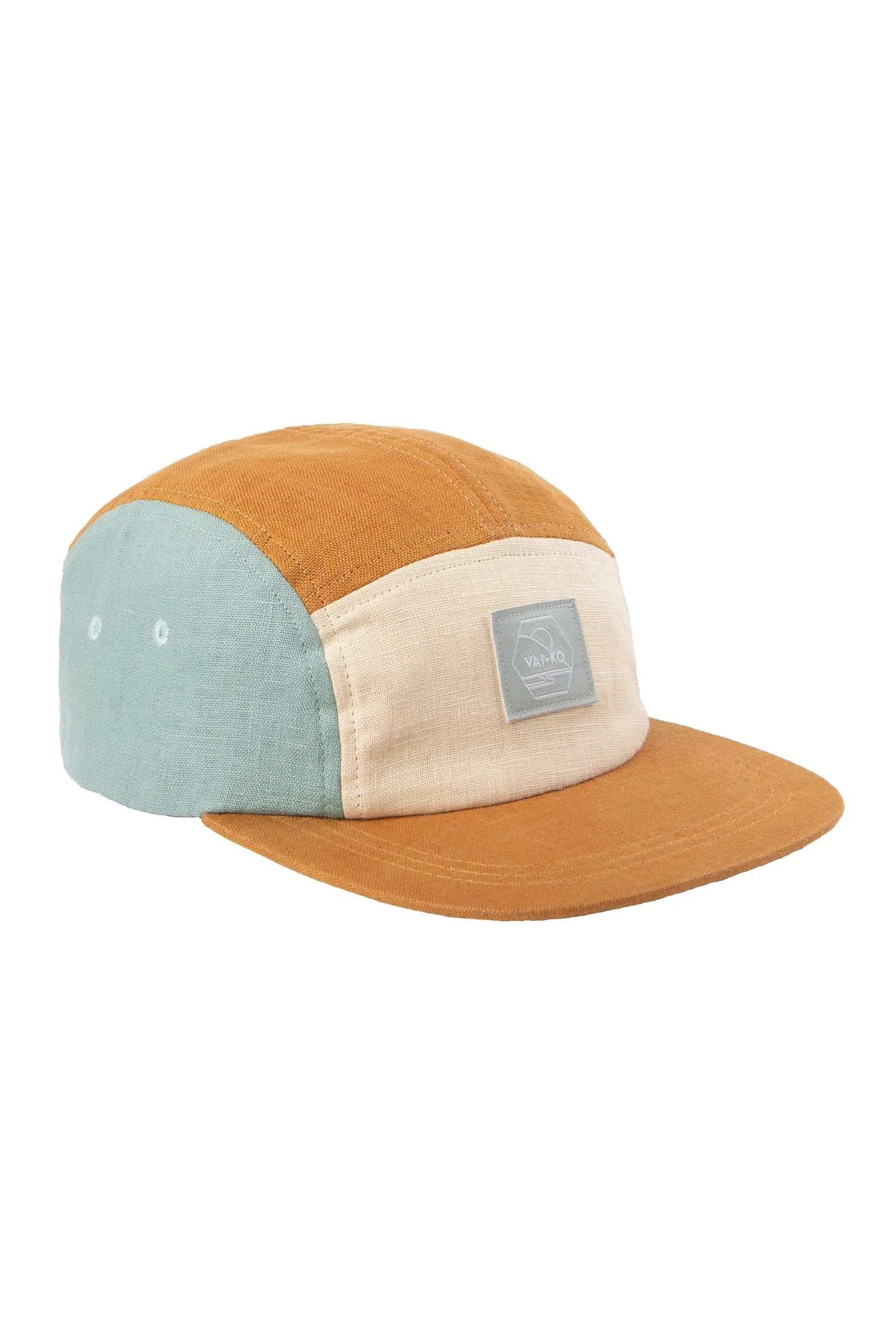 Kultakero Color Block 5-panel - 100% linen