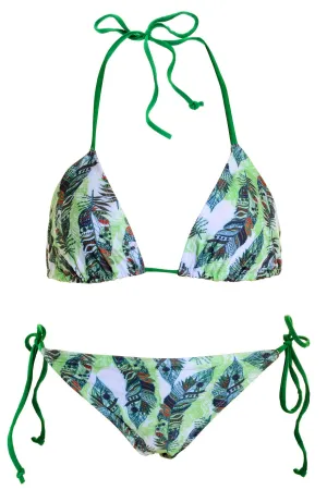 LAUREL Green Triangle Bikini