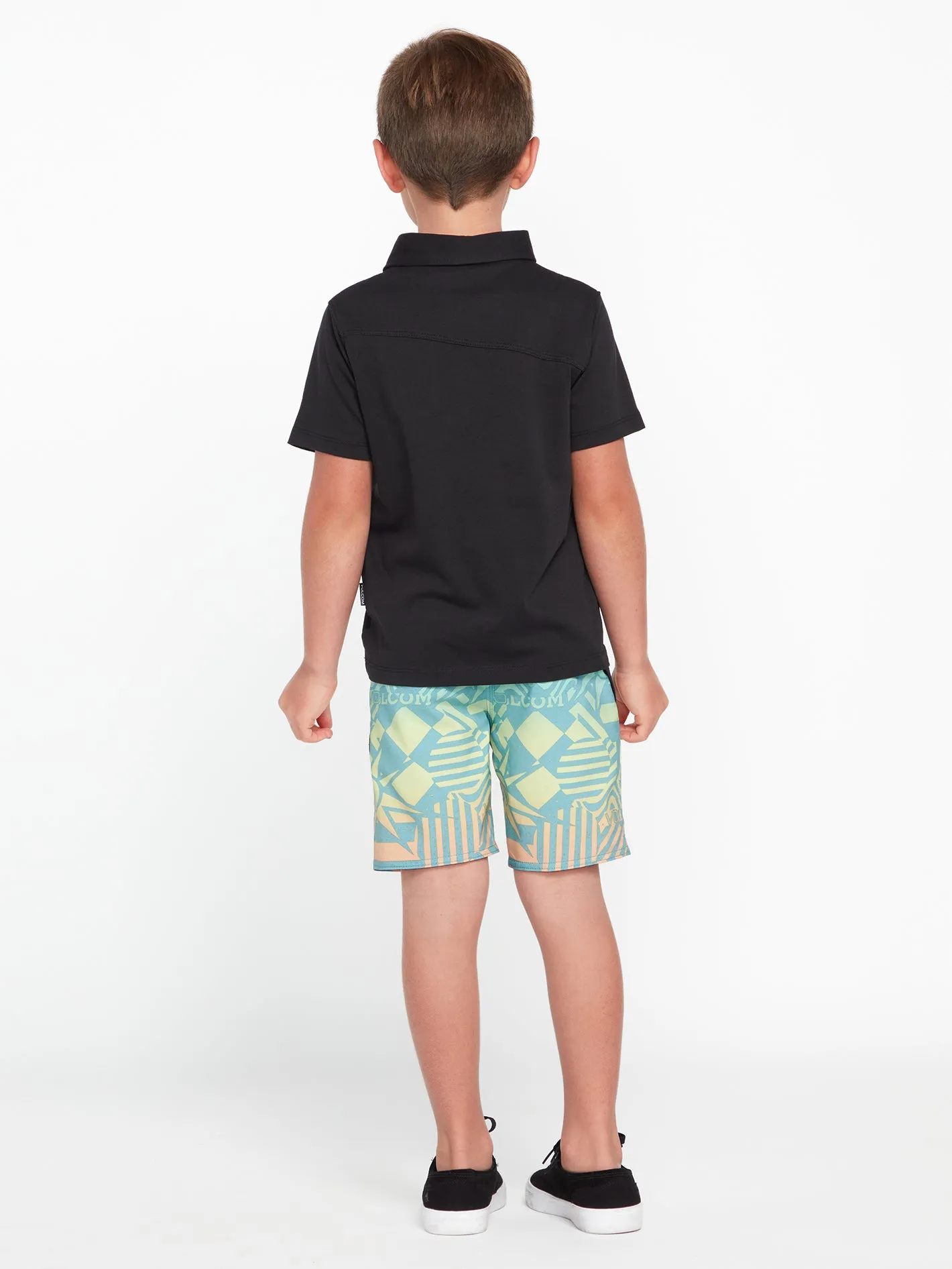 Little Boys Ringer Mod-Tech Trunks - Shadow Lime