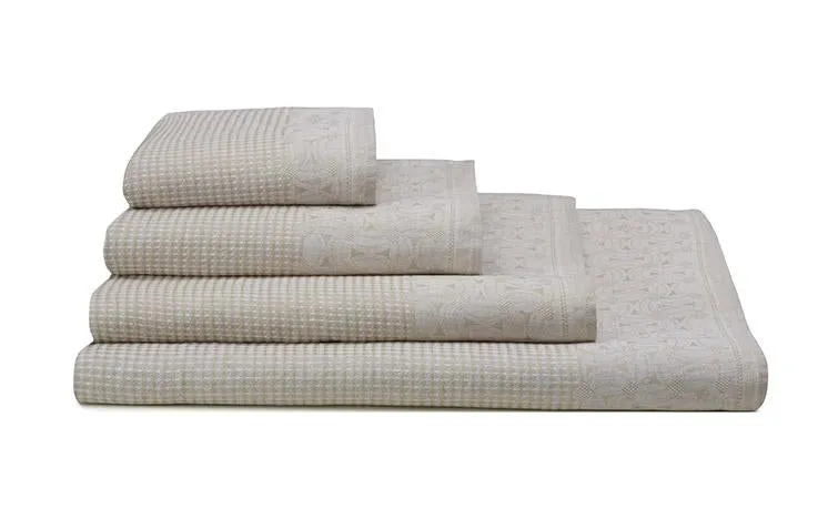 Lula 100% Linen Honeycomb Towel Collection