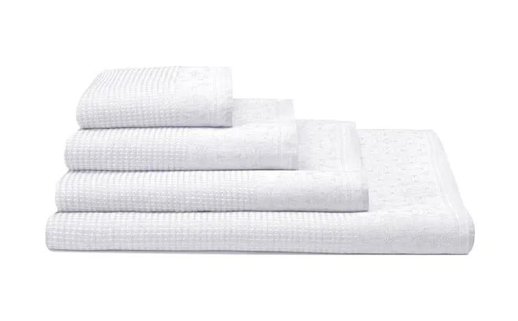 Lula 100% Linen Honeycomb Towel Collection