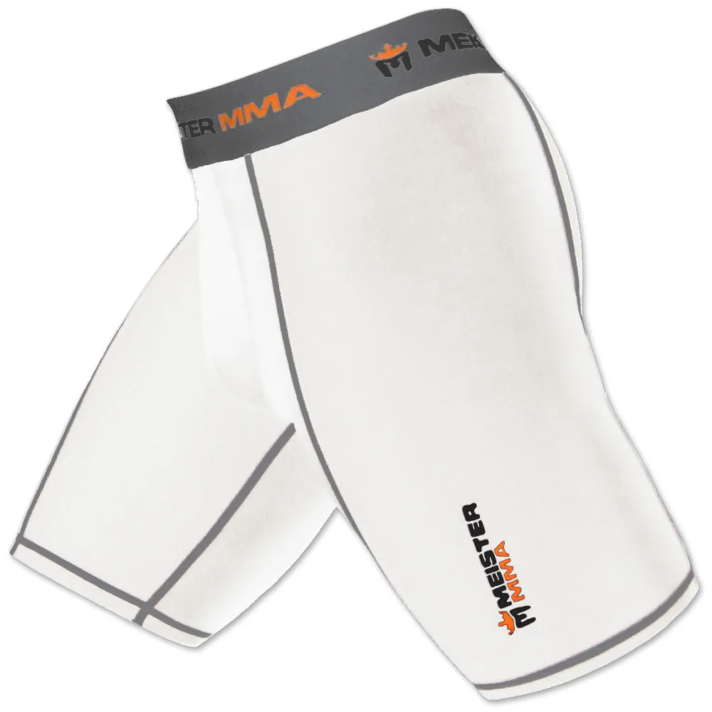 Meister Compression Rush Shorts w/ Cup Pocket - White