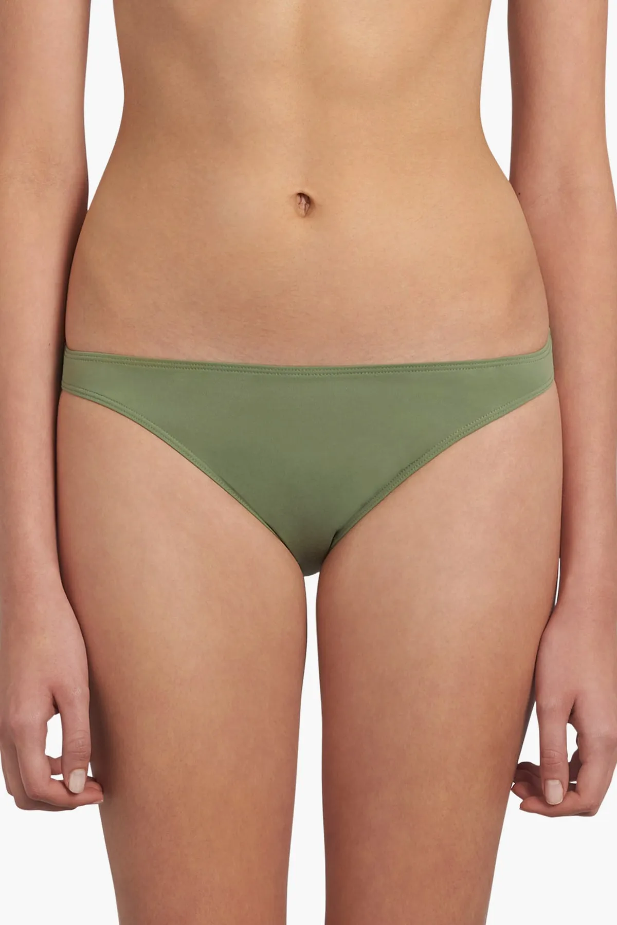 MISKA Paris Mix And Match Brief Girls Swim Bottom - Safari Green