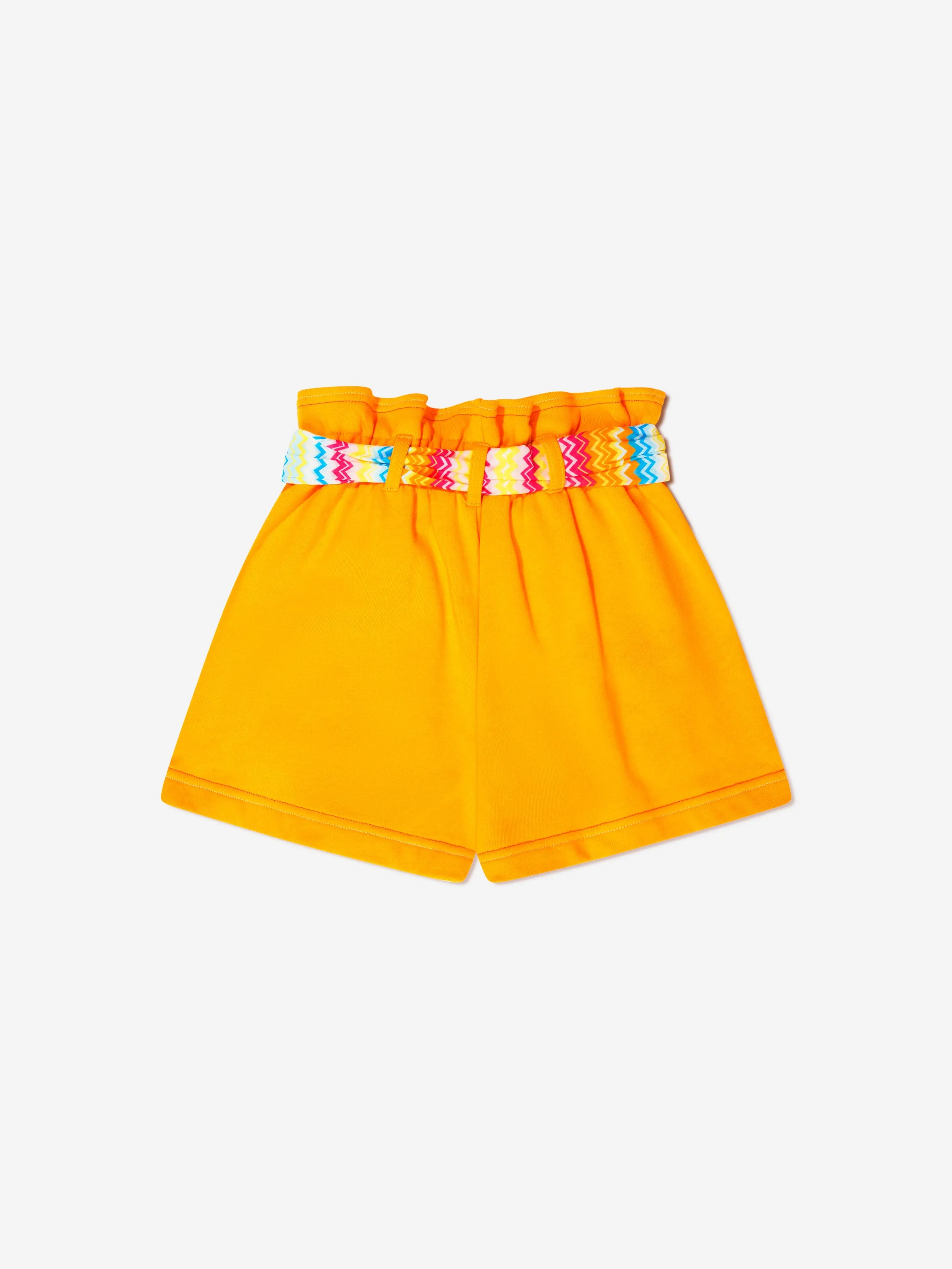 Missoni Girls Jersey Shorts in Mustard