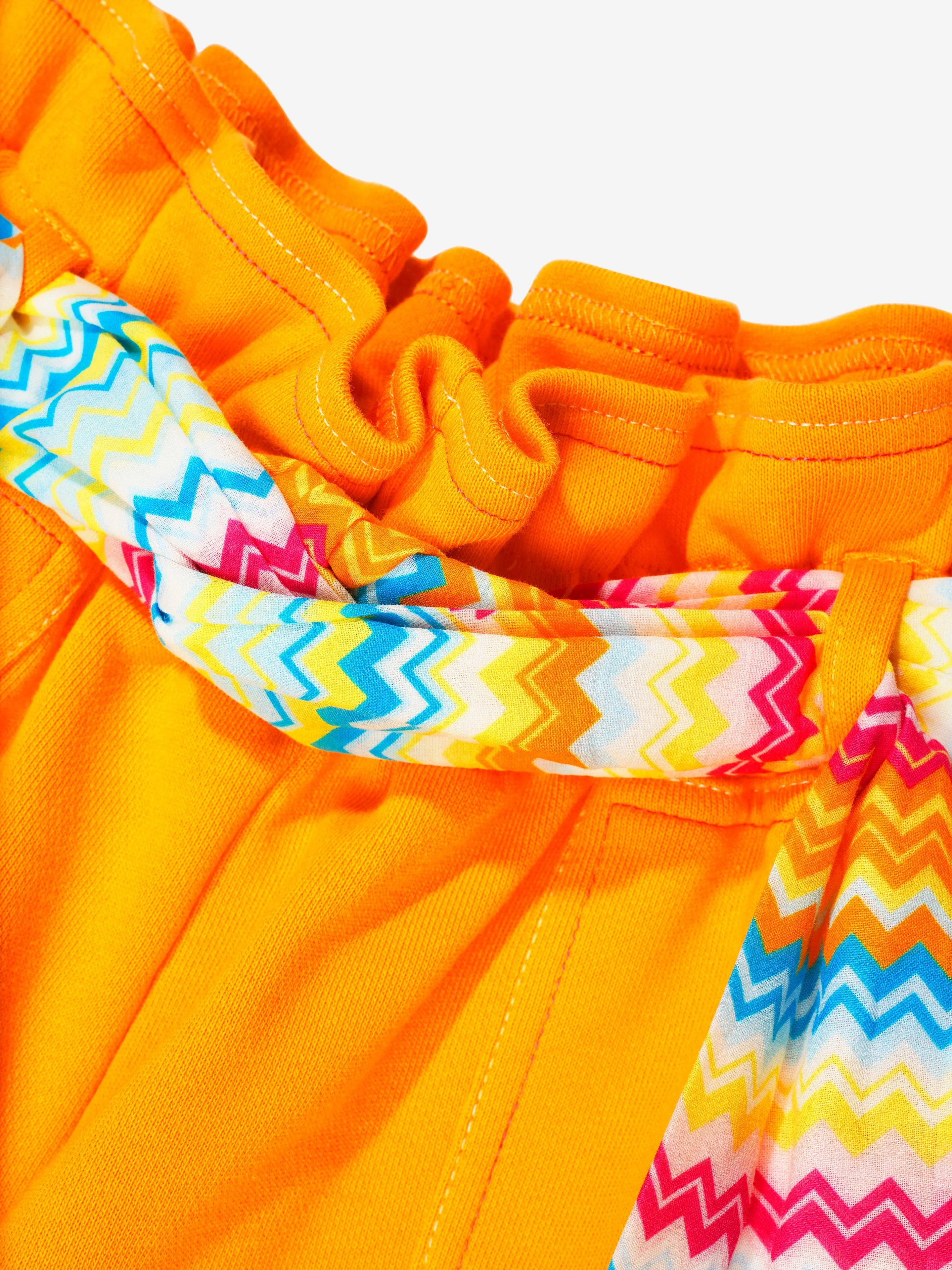 Missoni Girls Jersey Shorts in Mustard