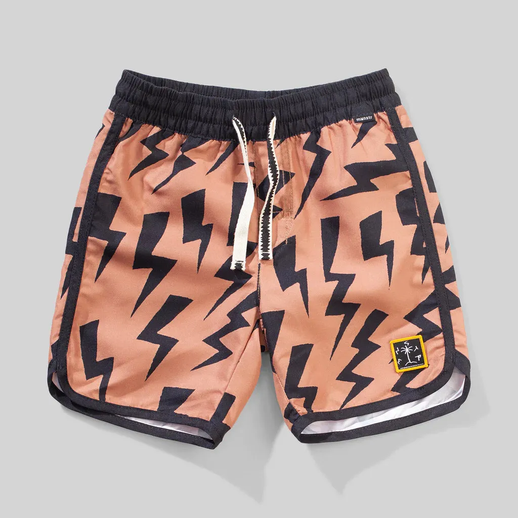 Munster Kids Zapper Boardshort - Light Mustard