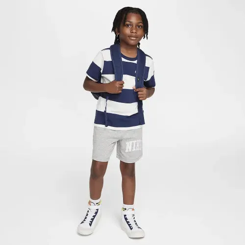 NIKE KID'S CLUB FRENCH TERRY GREY SHORT