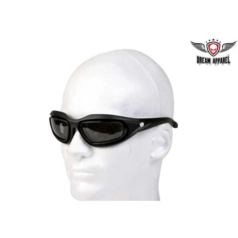 Riding Glasses with Smoked or Clear Lens