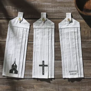 Risen Button Loop Tea Towel Set of 3