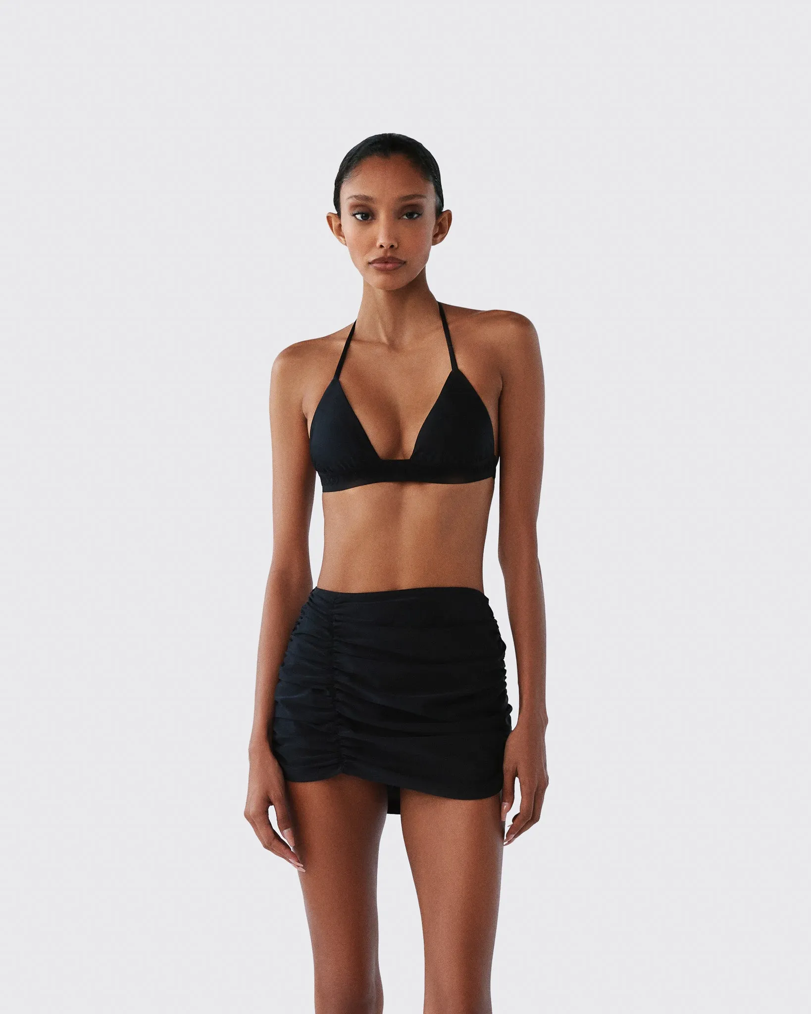 Ruched Swim Skirt