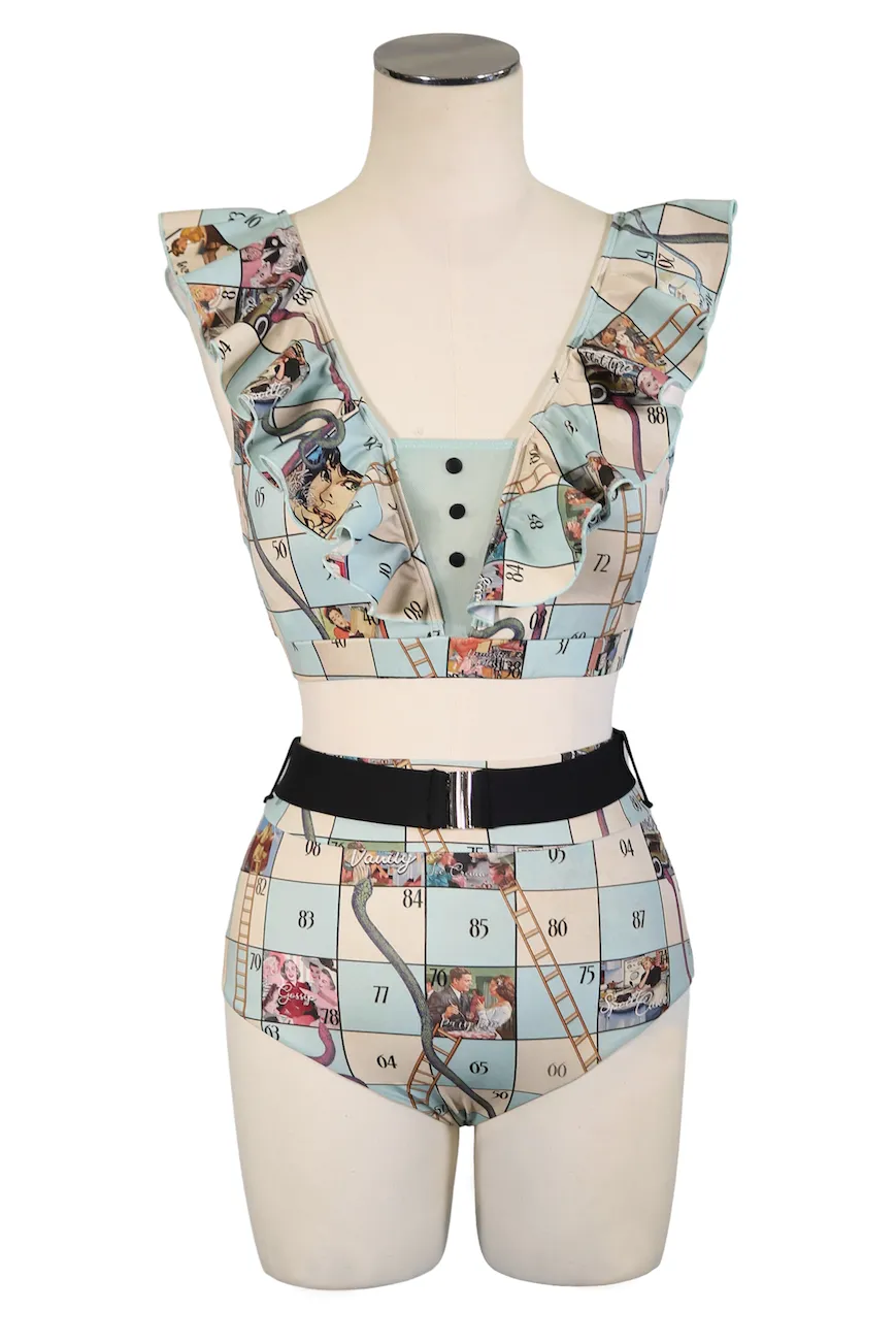 Snakes And Ladders Two Piece Swimsuit