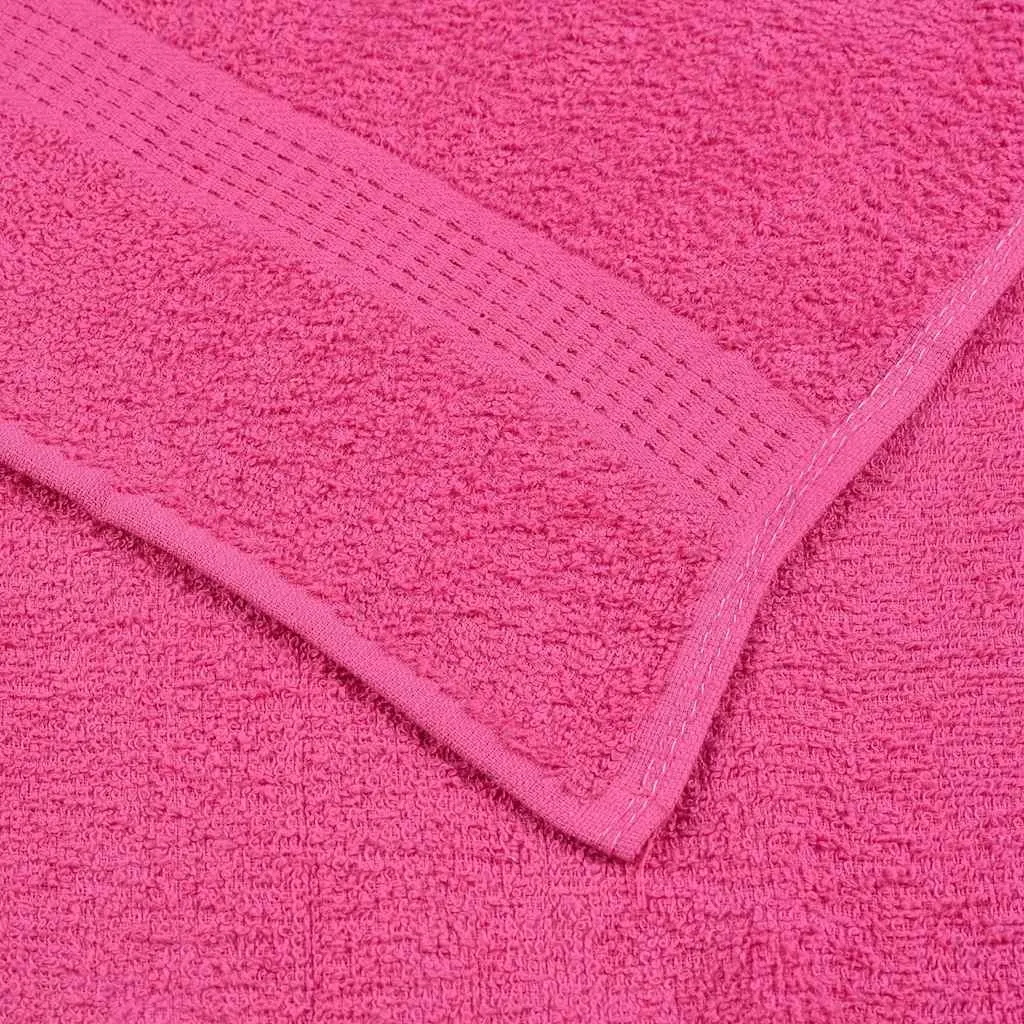 Soap Towels 10 pcs Pink 30x30 cm 360 gsm 100% Cotton