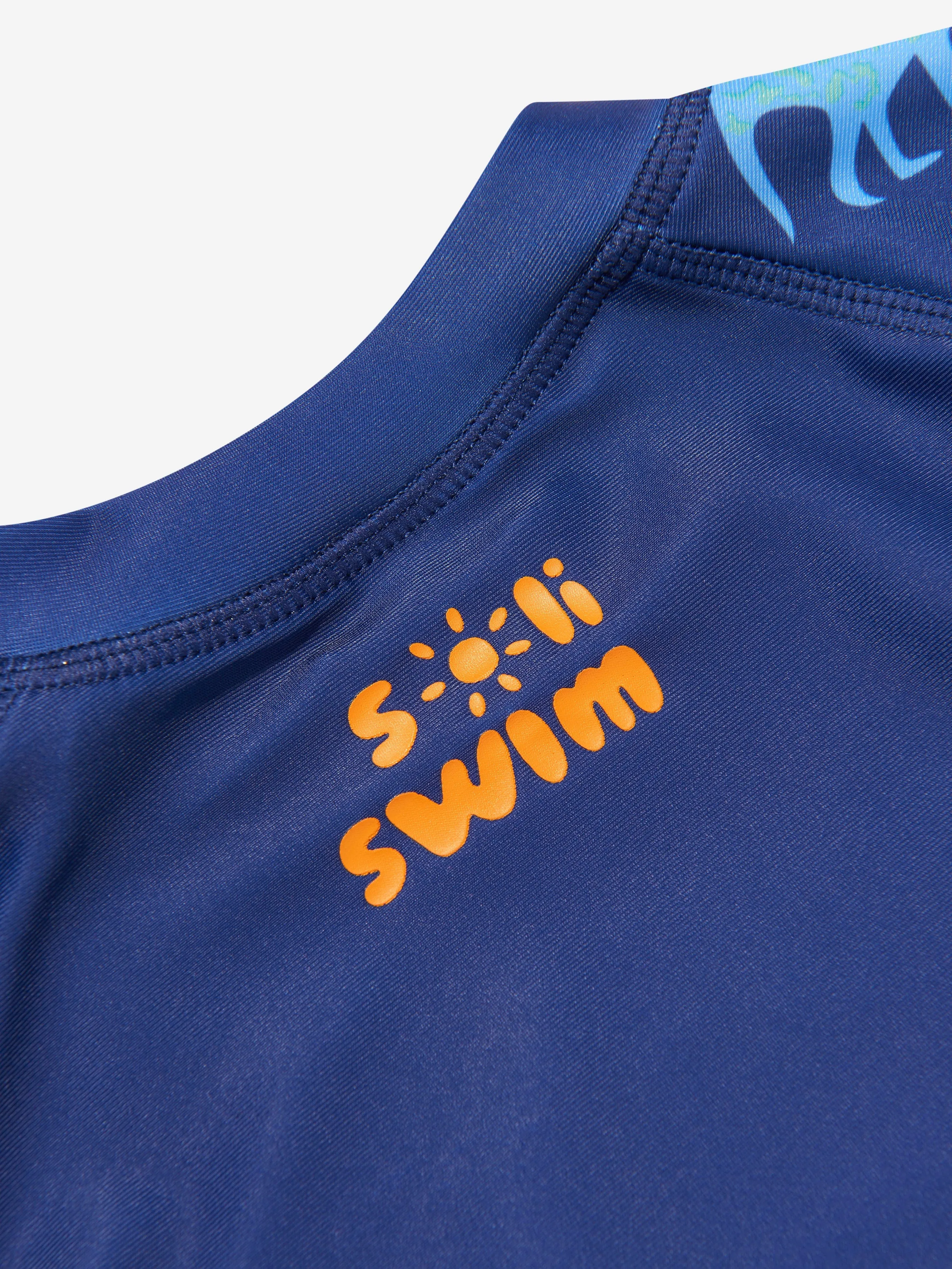 Soli Swim Boys Sun Protective Rash Guard (UPF50 ) in Navy