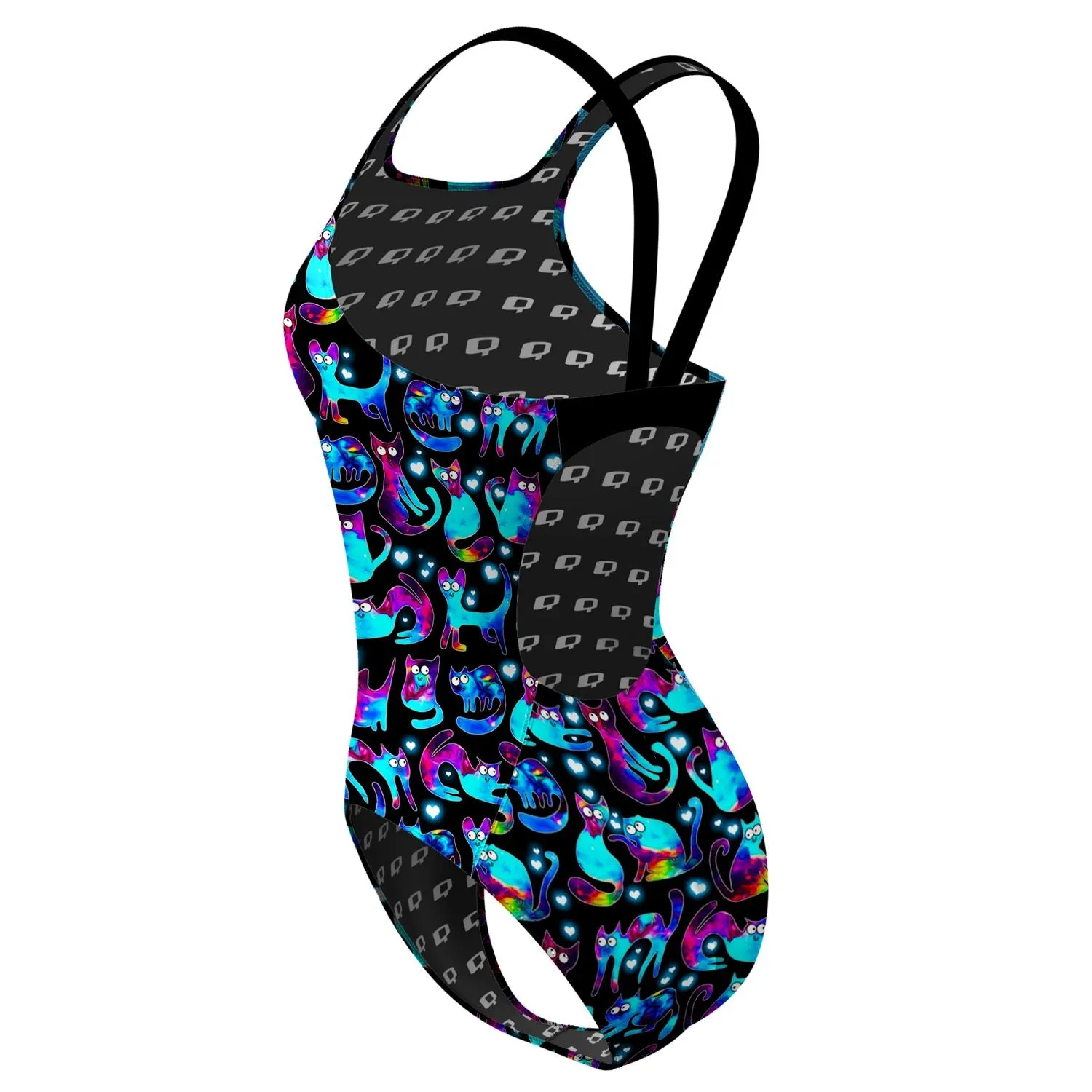 Space Kitties Classic Strap Swimsuit