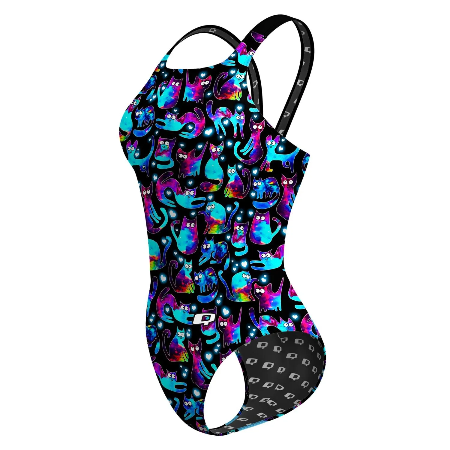 Space Kitties Classic Strap Swimsuit