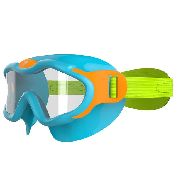 Speedo Unisex Sea Squad Mask Tint- Lens Goggles for Tot's (Blue/ Green)