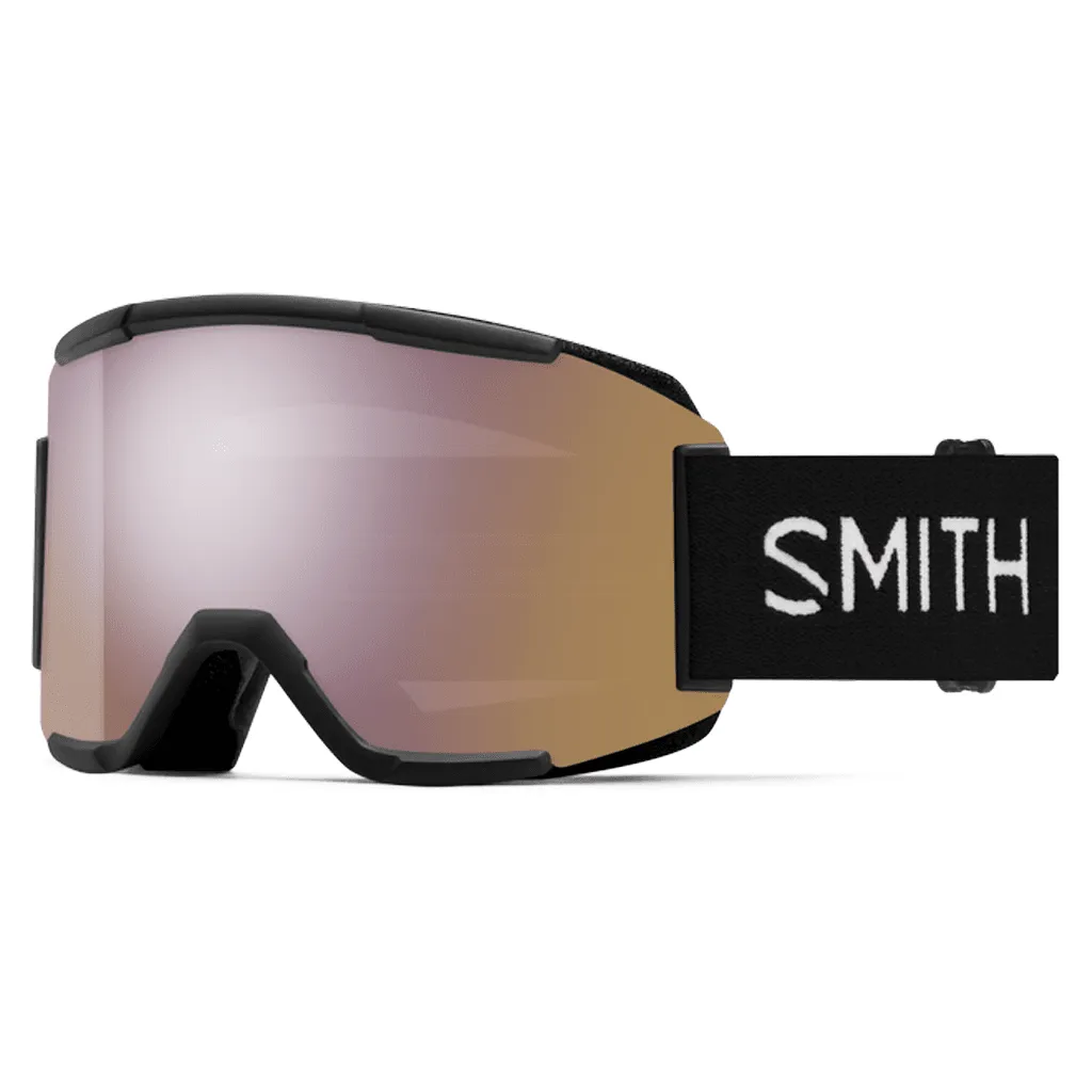 Squad goggle - Black / CP Everyday rose gold mirror   Clear