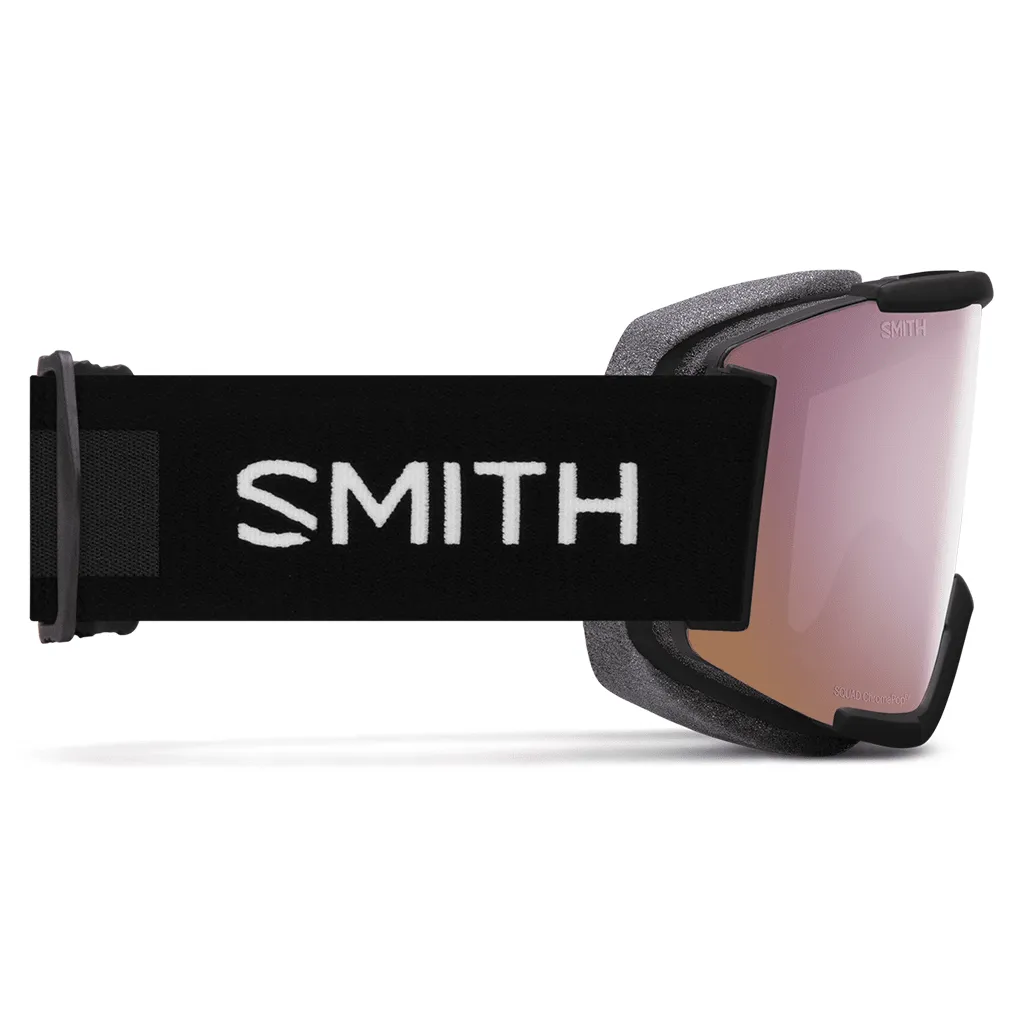 Squad goggle - Black / CP Everyday rose gold mirror   Clear