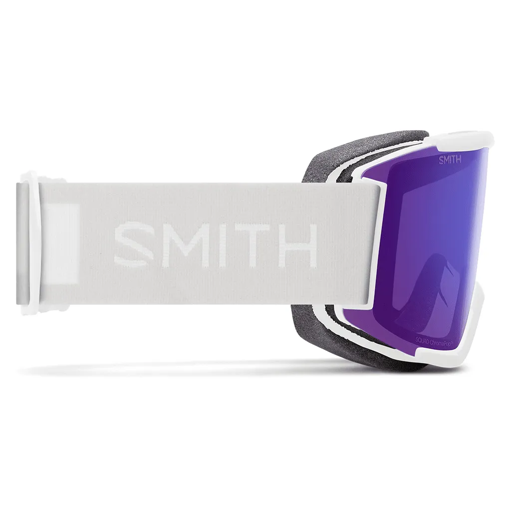 Squad goggle - White vapor / CP Everyday violet mirror   Clear