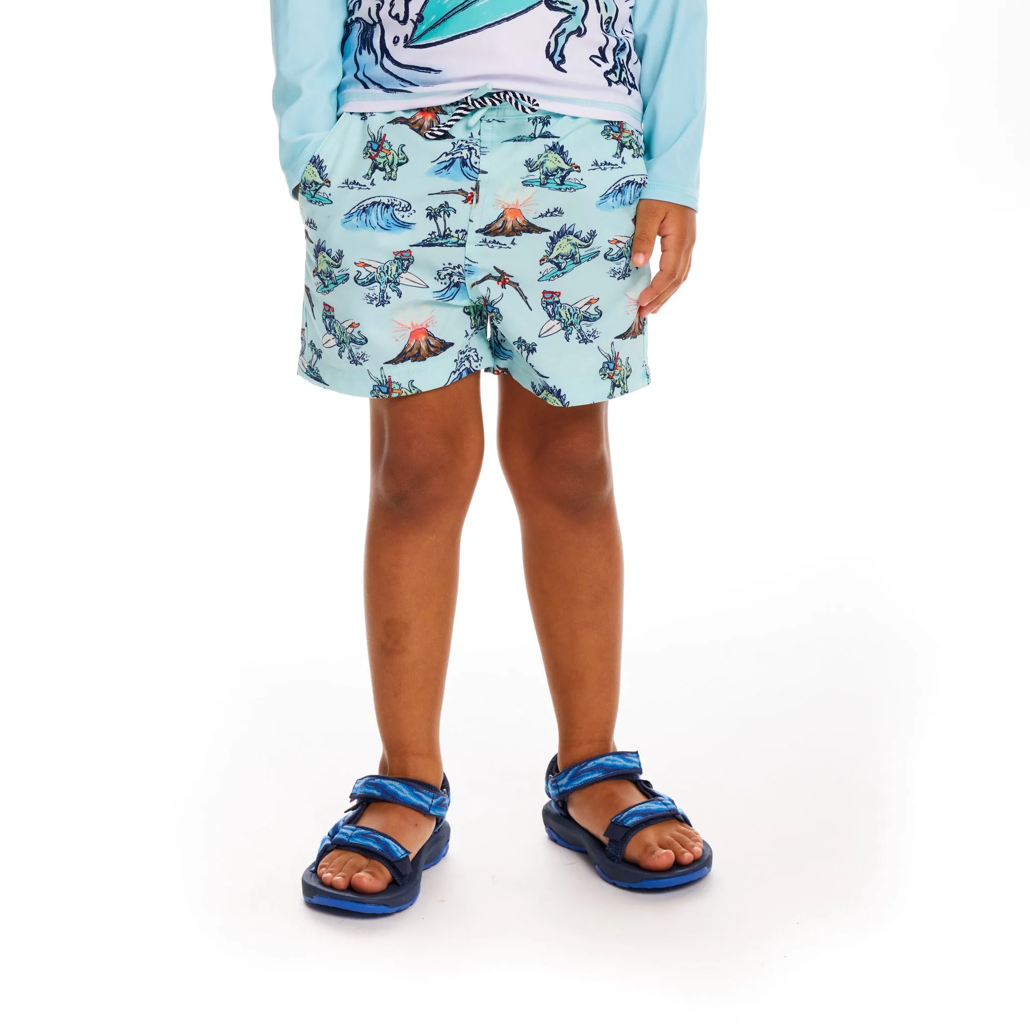 Surfing Dinosaur Boardshort