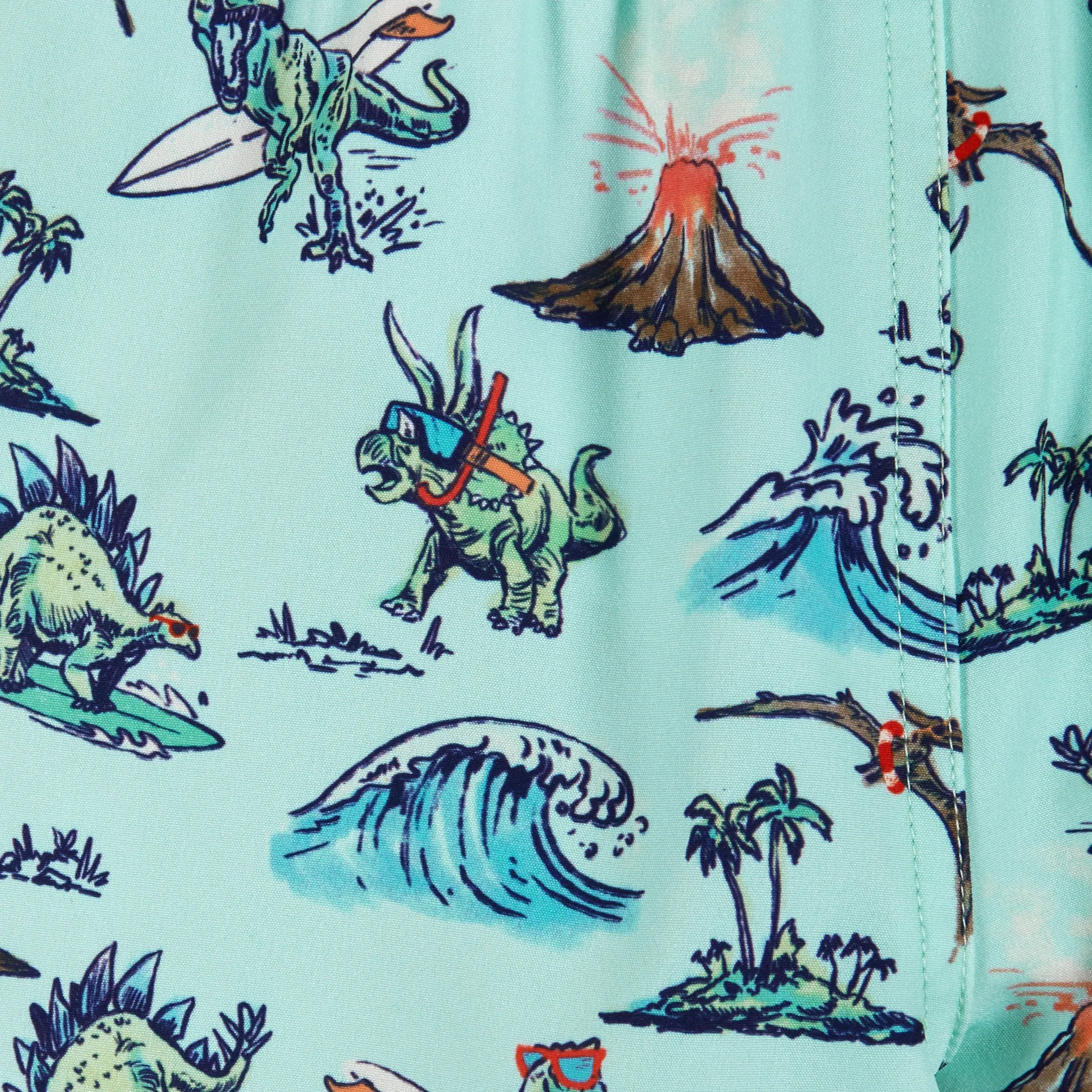 Surfing Dinosaur Boardshort