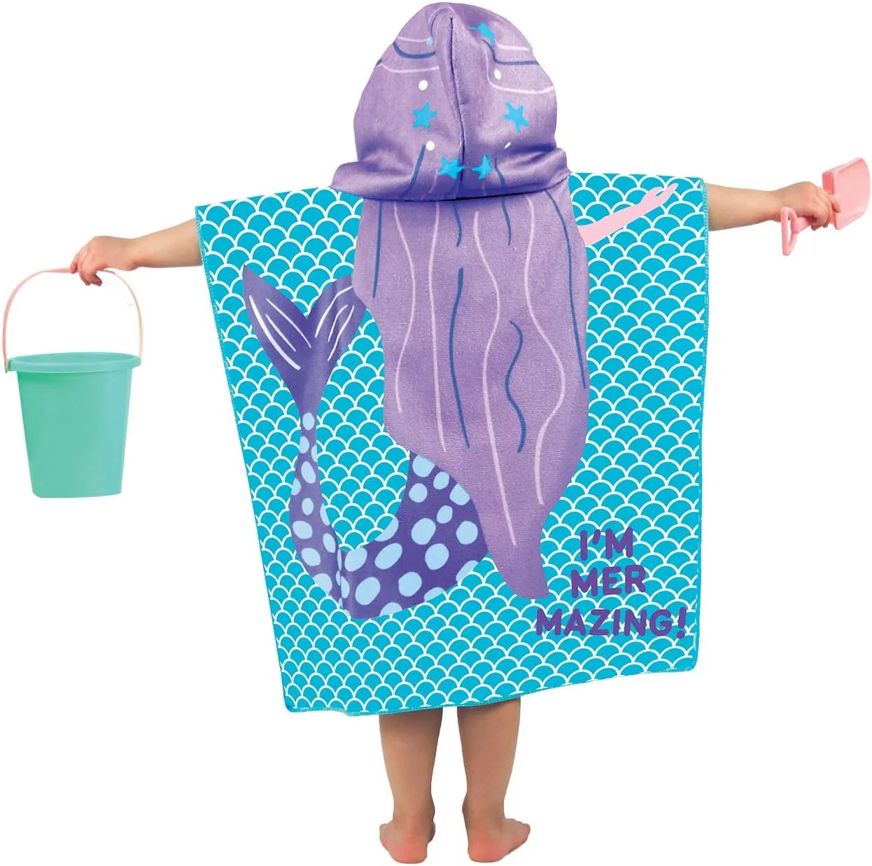 THE LITTLE LOOKERS Baby Bath Towel, Hooded Beach Towel I Super Absorbent Swim Cover-ups for Boys/Girls