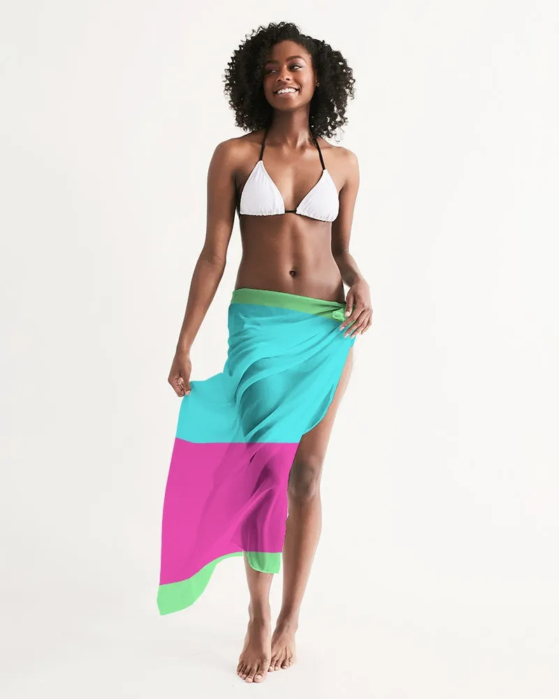 Tropical Colorblock Swimsuit Cover-up