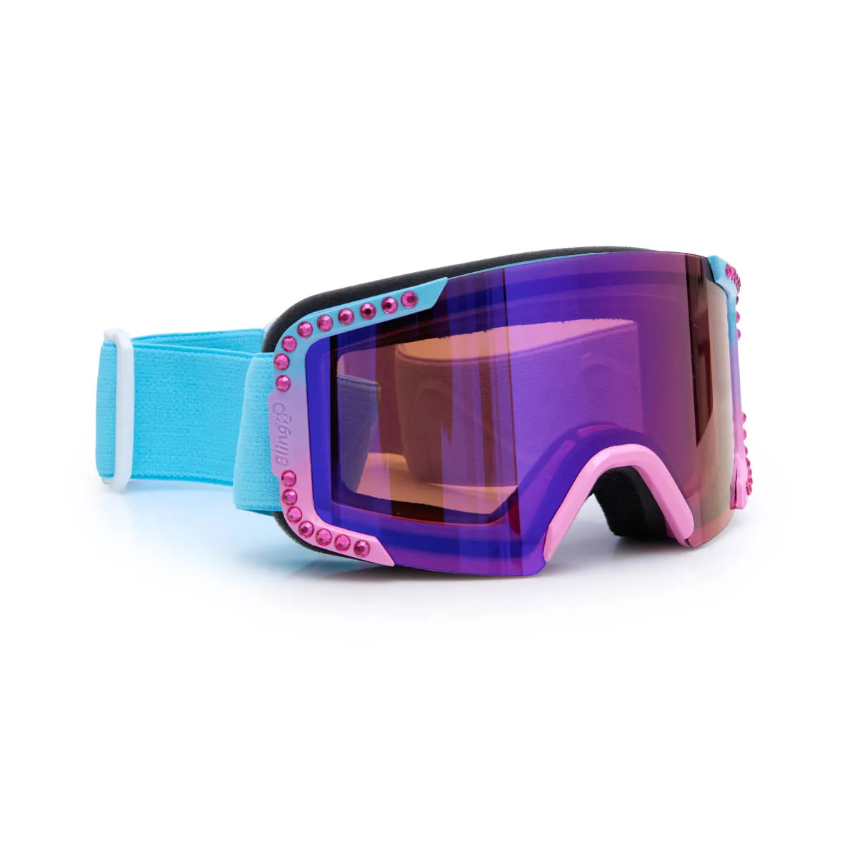 Turquoise Lustrous Frost Kids' Ski Goggles