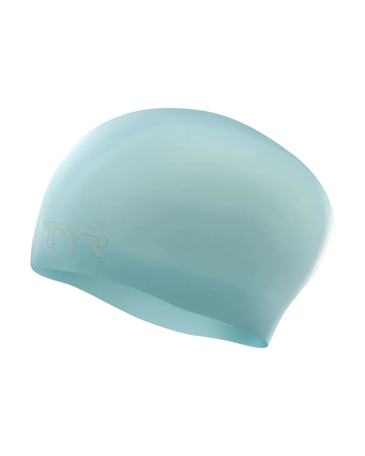 TYR Long Hair Silicone Wrinkle-Free Swim Cap