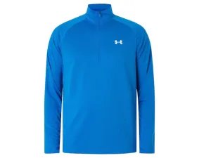 Under Armour Mens Tech 2.0 1/2 Zip (Blue 406)