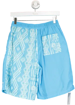 Urban Outfitters Blue Patterned Swim Shorts XS