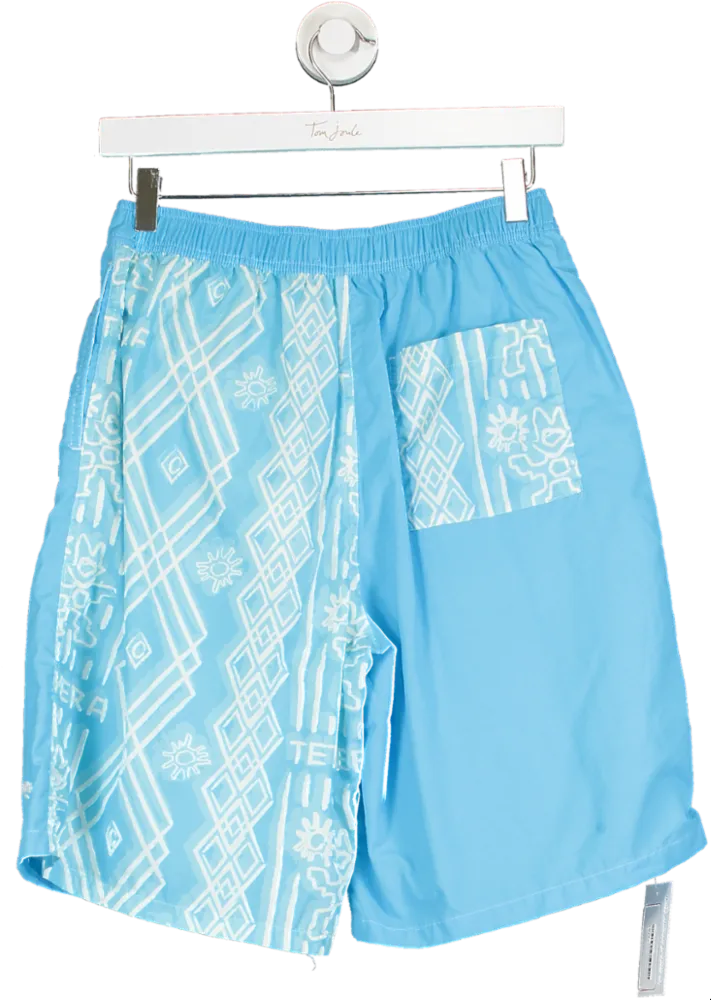 Urban Outfitters Blue Patterned Swim Shorts XS