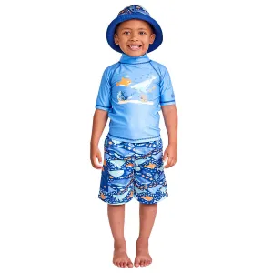 UV SKINZ Boys 3 Piece Swim Set- Blue