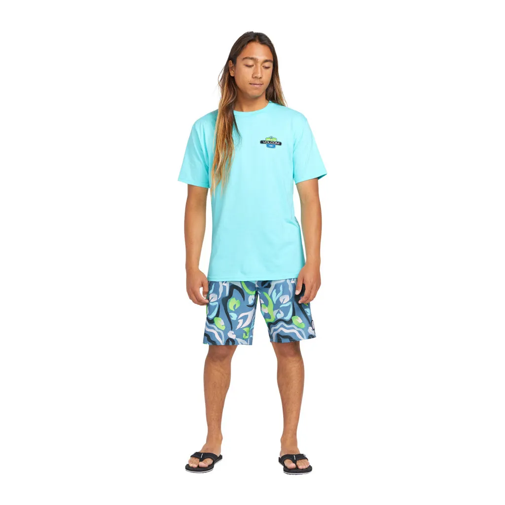 Volcom Warped Stoney 19" Boardshort - Stone Blue