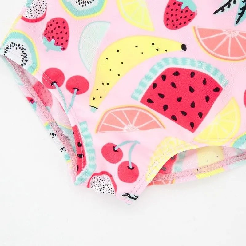 Watermelon Fruit Pattern Swimwear for Baby Girls