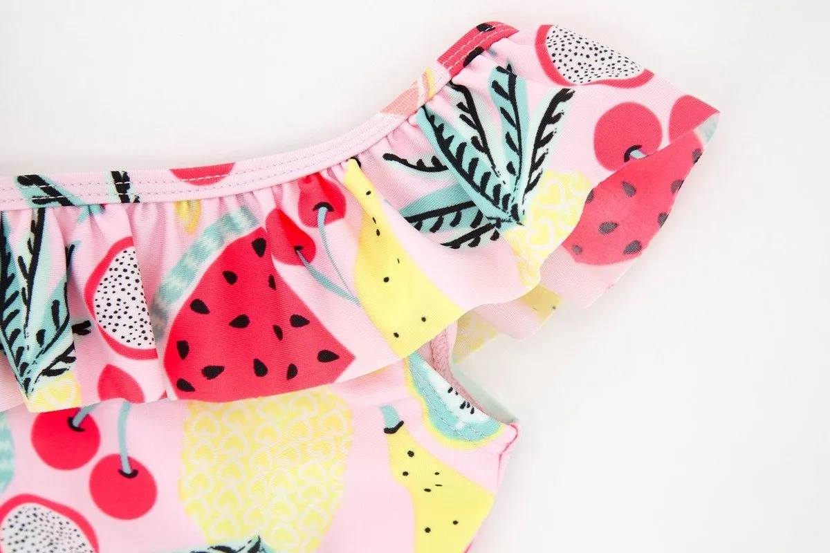 Watermelon Fruit Pattern Swimwear for Baby Girls