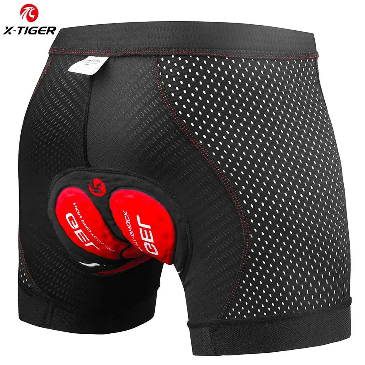 X-Tiger Cycling Underwear Upgrade 5D Padded Cycling Shorts 100% Lycra Shockproof MTB Bicycle Shorts Road Bike Shorts