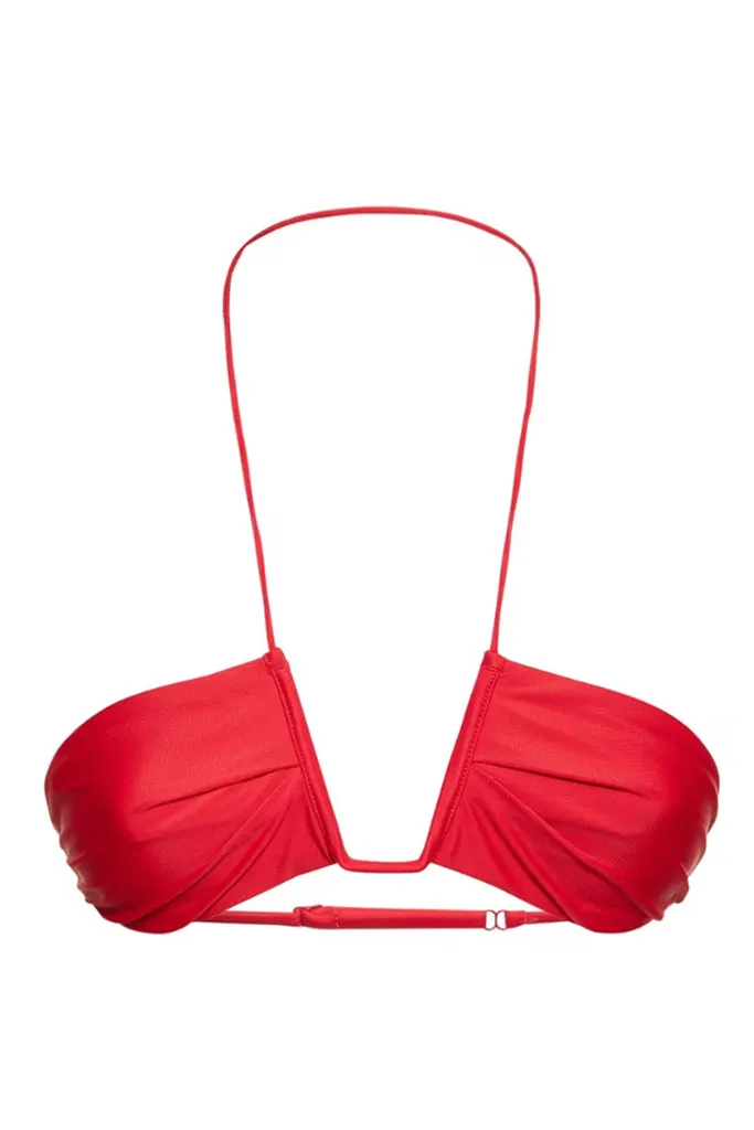 ZIAH - Neal Halter Top - Vermillion Red *FINAL SALE