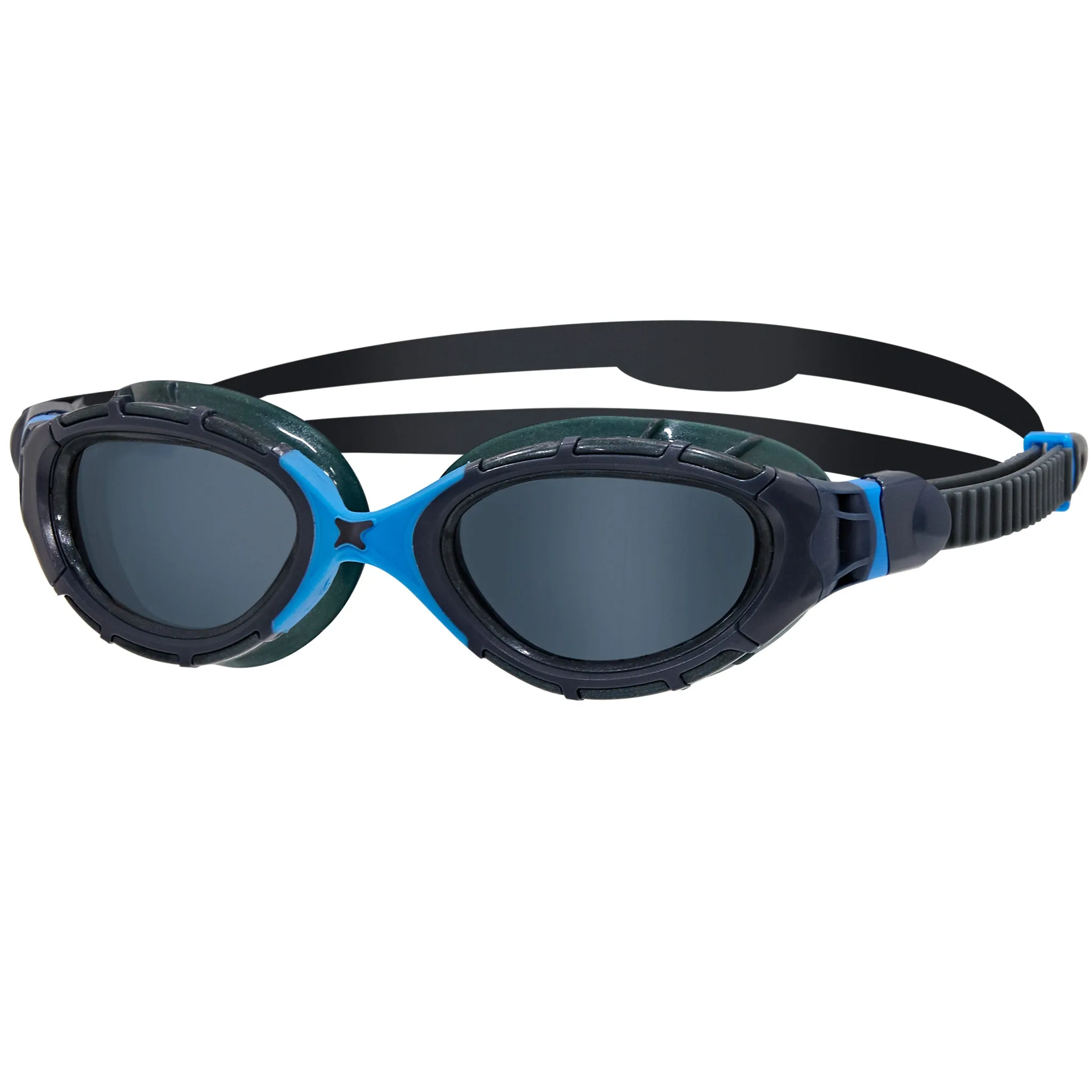 Zoggs Predator Flex Goggles Regular Profile Fit Smoke Tinted Lens